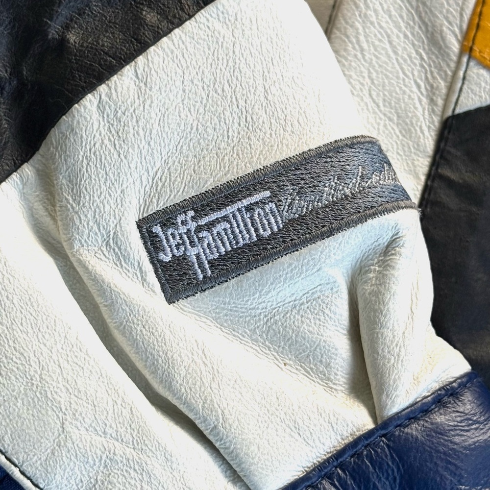 2005 Jeff Hamilton Rusty Wallace leather jacket size XL - Picture 10 of 10